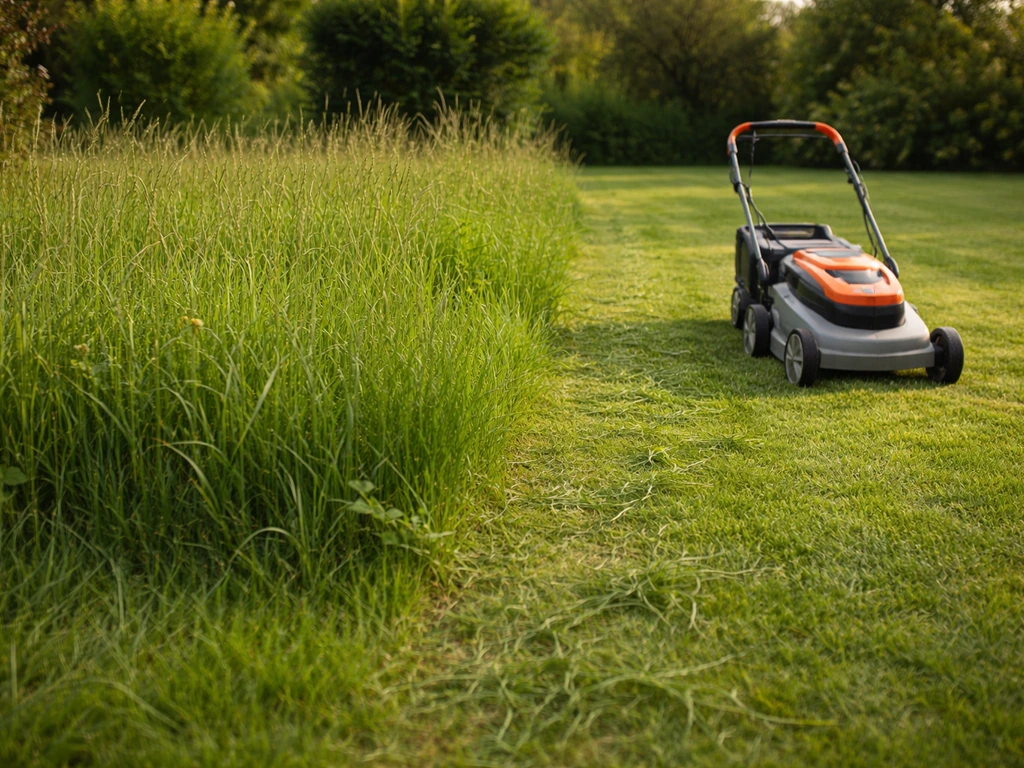 Couper l’herbe haute : méthode, réglages et entretien en 2–4 semaines