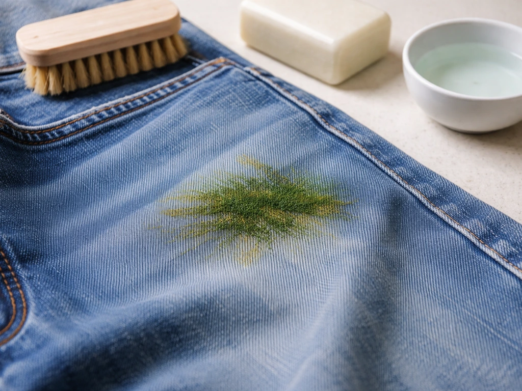 Enlever taches herbe sur jean : guide étape par étape