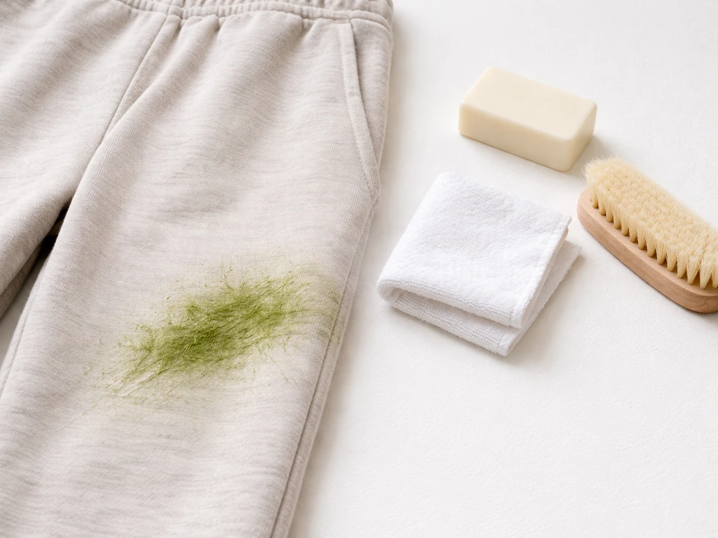 Détacher l’herbe sur tissu: méthode pas à pas et plan B