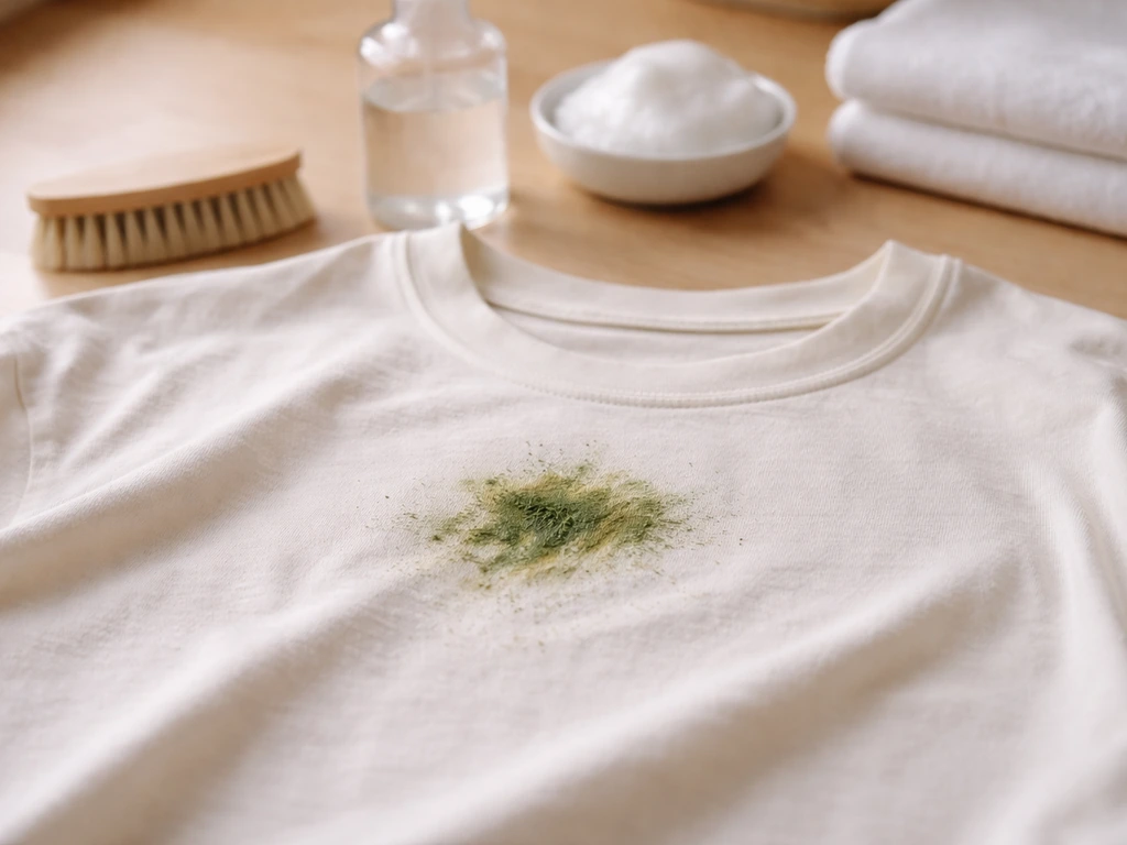 Nettoyer une tache d’herbe sur vêtement : guide étape par étape