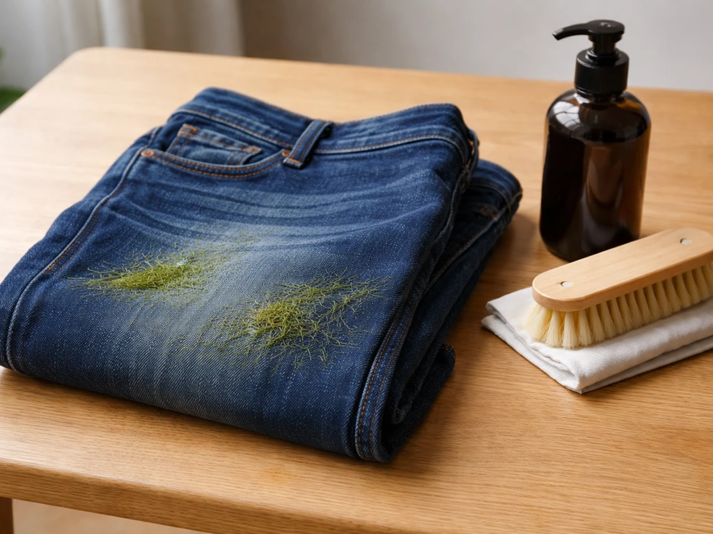 Détacher l’herbe sur un jean : méthode rapide et efficace