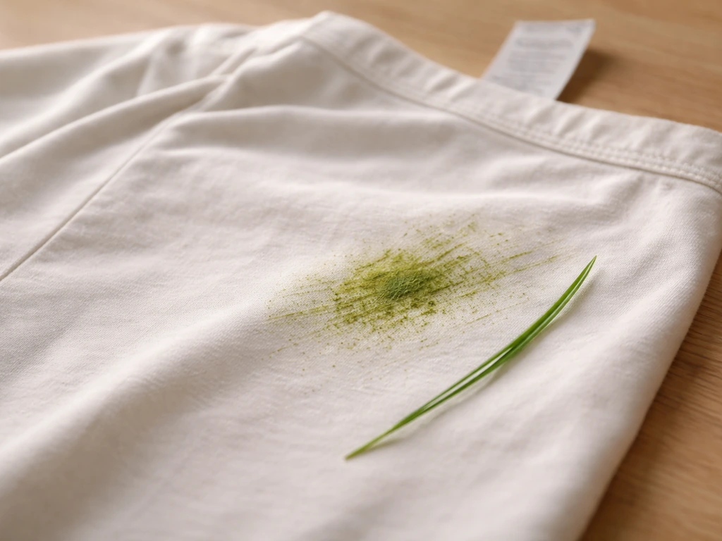 Tache herbe : enlever une tache sur tissu, guide étape par étape