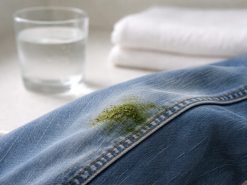 Tache herbe sur jean : enlever et faire partir en 7 étapes